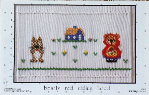 Little Memories Smocking Plate Bearly Red Riding Hood 060 OOP